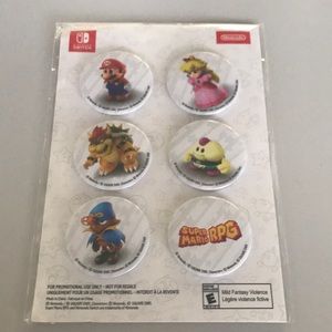 Nintendo Super Mario badges